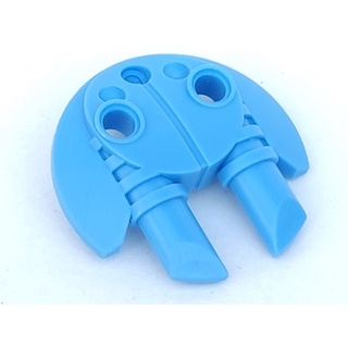 Lego part (ชิ้นส่วนเลโก้) No.41663 Bionicle Weapon 5 x 5 Shield with Dual Round Prongs