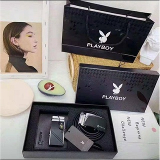 💢พร้อมส่ง 💢 เข็มขัด เซ็ทเข็มขัด กระป๋าplayboy เข็มจัดผู้ชาย