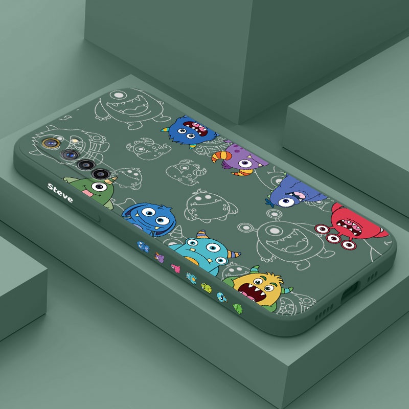 เคสโทรศัพท์มือถือ ลายมอนสเตอร์ แบบประกอบเอง แฟชั่น สําหรับ Realme 7 7i Pro Globle 6