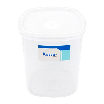 Homehapp กล่องอาหารทรงเหลี่ยม KASSA HOME รุ่น FSX-0909-TPX ความจุ 2,000 มล. สีขาว