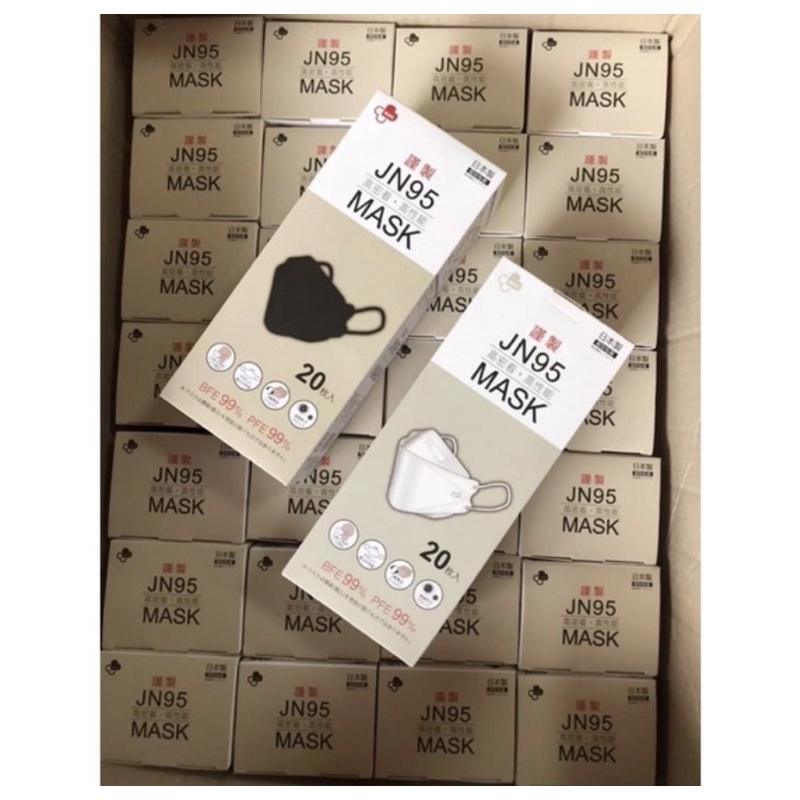 หน้ากากอนามัยญี่ปุ่น 20 ชิ้น​ 3D JN95 Mask