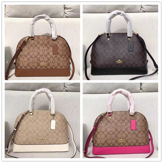 New pattern Coach 58287 กระเป๋าสะพายไหล่ PVC ถอดออกได้