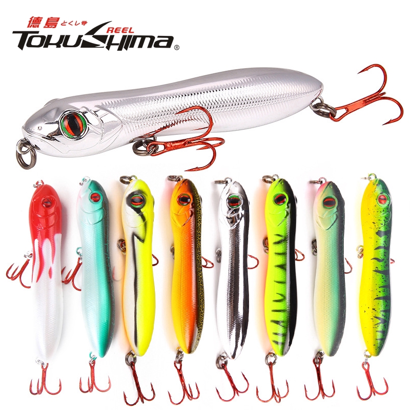 เหยื่อปลอมตกปลา 10cm/15.6g Top Water Lure ตะขอ Snake Head Sinking Minnow อุปกรณ์ตกปลา