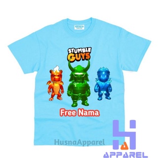 เสื้อยืด พิมพ์ลายเกม Stumble Boys สําหรับเด็กผู้ชาย