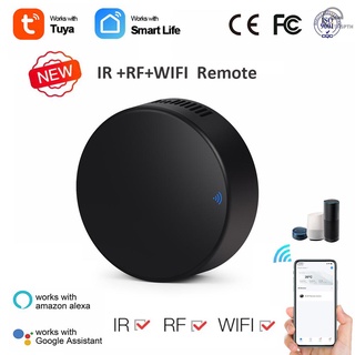 [T&amp;H] Tuya WiFi IR RF รีโมตคอนโทรลไร้สาย อินฟราเรด ควบคุมด้วยเสียง สําหรับ Alexa Google Home