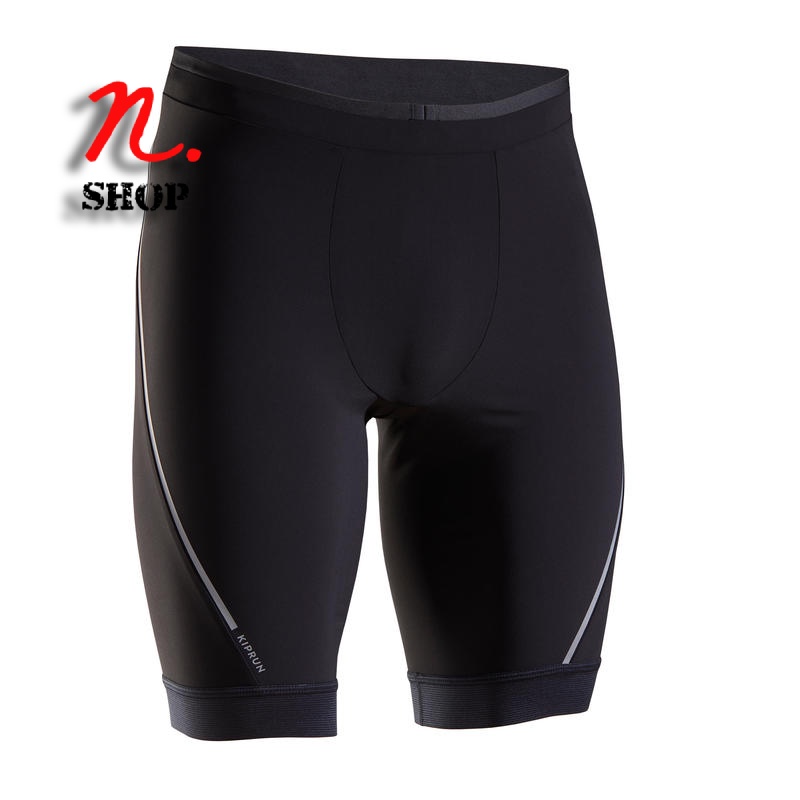 กางเกงขาสั้นรัดรูปใส่วิ่งสำหรับผู้ชาย KIPRUN MEN'S RUNNING TIGHT SHORTS