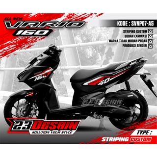 สติกเกอร์ตัด vario160 vario160 deca vario160 vario160 อุปกรณ์เสริมรถจักรยานยนต์ Honda Vario vario160 SVNP07