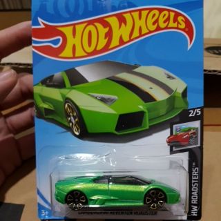 รถเหล็ก Hot Wheels Reventon Roadster สีเขียว สินค้าของแท้จากบริษัท วังเด็ก มีมอก. ถูกต้องตามลิขสิทธ์