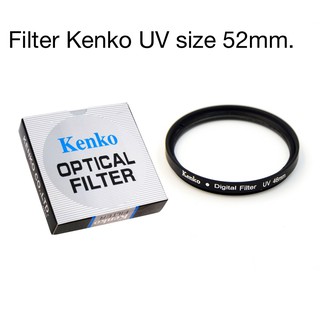 KENKO UV FILTER 52MM//0282// Filter Kenko UV52mm UV ฟิลเตอร์หน้า 52 mm