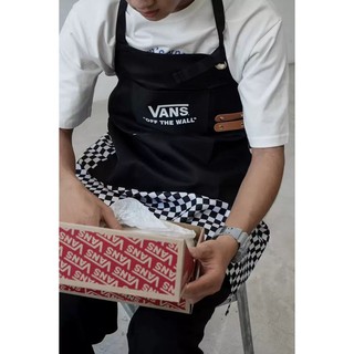 [ 💥ส่งฟรี 539.-] ผ้ากันเปื้อน Vans off the wall ขนาด : 72x65cm