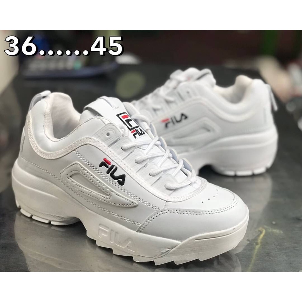 Fila รองเท้าผ้าใบผูกเชือก