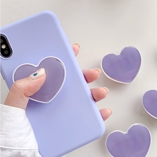 Purple Heart Shaped Griptok กริปต๊อกหัวใจม่วง