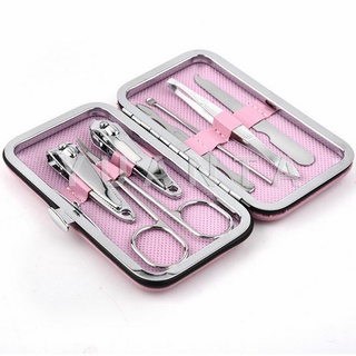 YUANTA กรรไกรตัดเล็บ ชุด 7 ชิ้น ชุดเครื่องมือทำเล็บ พร้อมส่ง คละสี สีลูกกวาด Nail clippers