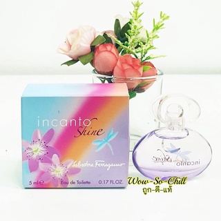 กลิ่นหอมหวานอ่อนๆ 🥰 น้ำหอม Ferragamo Incanto Shine edt.ขนาดทดลอง 5 ml.ของแท้ 100%