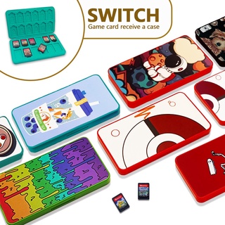 24 In 1 เคสการ์ดเกม Oled Lite Lite สีชมพูสําหรับ Nintendo Switch