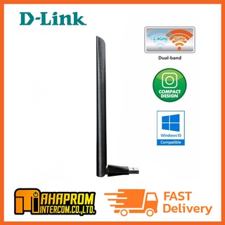 DLINK (DWA-172) WIRELESS USB Adapter ตัวรับสัญญาณไวไฟ AC600 DUAL-BAND HIGH-GAIN USB 2.0.