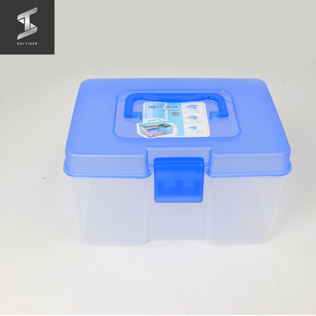 soi tiger อเนกประสงค์ กล่องพลาสติก,แบบมีหูหิ้ว,เก็บของ N0 751-1