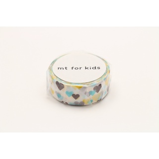 mt masking tape motif heart (MT01KID005) / เทปตกแต่งวาชิ ลาย motif heart แบรนด์ mt masking tape ประเทศญี่ปุ่น