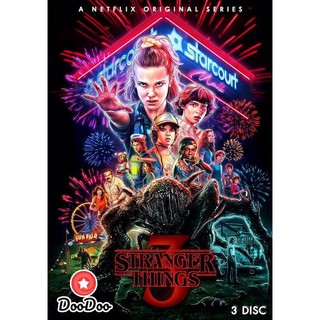 Stranger Things Season 3 (8 ตอนจบ) [เสียง ไทย/อังกฤษ ซับ ไทย/อังกฤษ] DVD 3 แผ่น