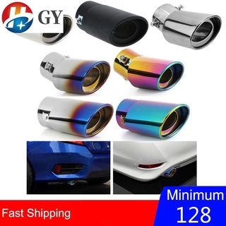 ปลายท่อ ไทเทเนียม ท่อรถ สแตนเลส​ ปลายท่อไอเสียรถยนต์  Universal Car Exhaust Muffler Tip Round Stainless Steel Car supplies key cover key shell