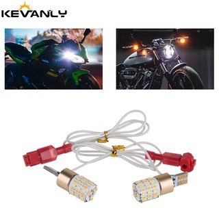 T15 หลอดไฟเลี้ยว Led 12v w5w แบบคู่ สําหรับรถจักรยานยนต์