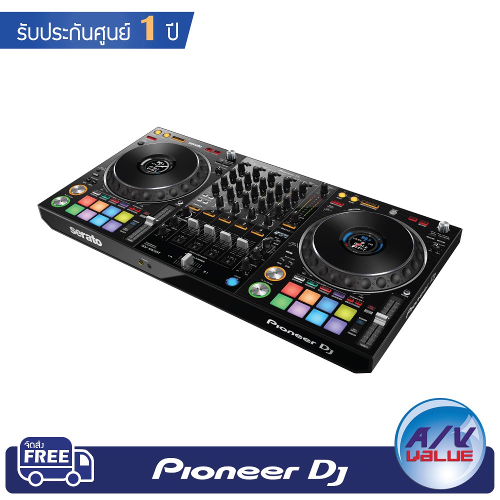 Pioneer DJ รุ่น DDJ-1000SRT 4-channel performance DJ controller (Black)