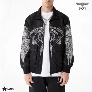 BOY LONDON JACKET ZIP (BOY21JP3900N) เสื้อแจ็คเก็ต บอยลอนดอน ผ้านิ่ม ใส่สบาย ของแท้  100%