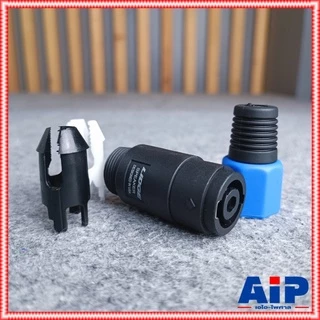 แพ็ค2ตัว แจ็คสเปคคอน ตัวเมีย LIGDE YM-123 JACK SPEAKON ym123 สเปคค่อน ตัวเมียแบบต่อสาย ขั้วสเปคคอน สำหรับต่อสายลำโพง ...