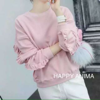เสื้อจั้มแต่งแขนจีบระบาบสวยม้ากลทบ.ฟรี ems+20จ้า