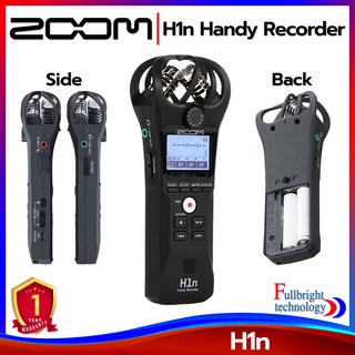 เครื่องบันทึกเสียงพกพา Zoom H1n Handy Recorder เครื่องบันทึกเสียง พร้อมไมค์สเตอริโอในตัว รับประกันศูนย์ไทย 1 ปี