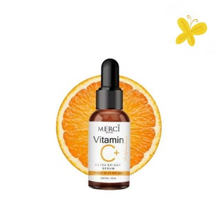 แท้💯% เมอร์ซี่ วิตามินซี เซรั่ม [MERCI VITAMIN C สูตรใหม่ Extra Bright Serum]