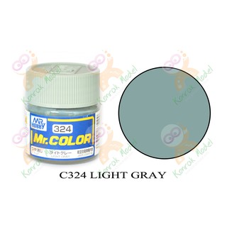 สีสูตรทินเนอร์ Mr.hobby Mr.color C324 Light Gray Flat 10ml