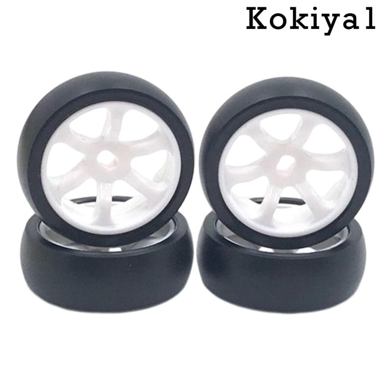 [kokiya1] ยางล้อรถแข่ง แบบเต็ม สําหรับรถบังคับ Wltoys K969 K979 K989 1/28 4 ชิ้น