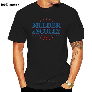 [S-5XL] เสื้อยืดแขนสั้น พิมพ์ลาย Mulder Scully 2022 X สําหรับผู้ชาย