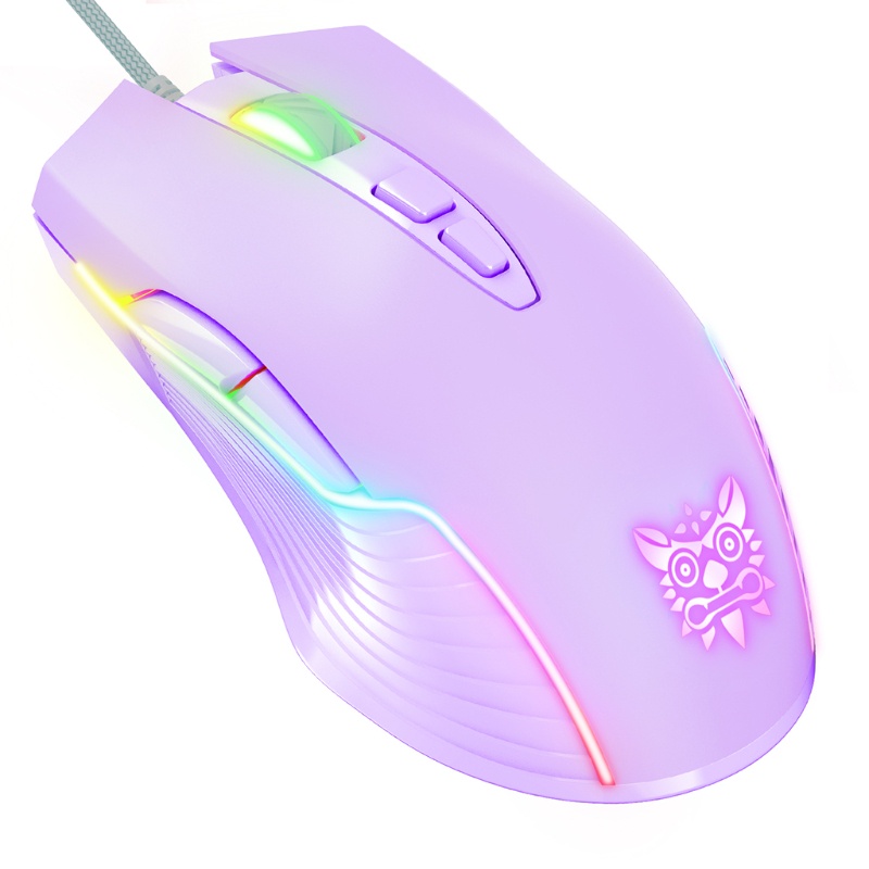 Mojito 6400DPI Usb Led Backlit เมาส์แบบมีสายสําหรับคอมพิวเตอร์สํานักงาน #8