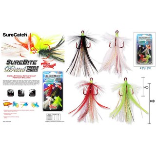 เบ็ดหางพู่ SUREBITE  DRESS TREBLE HOOK