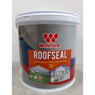 อะคลีลิคกันซึม  WORLD TONE ROOFSEAL 1GL เทา