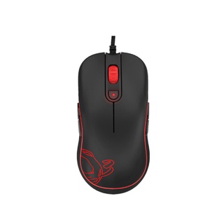 เมาส์เล่นเกมส์ OZONE รุ่น NEON M10R OPTICAL PRO GAMING MOUSE 2000DPI RED แถมฟรี แผ่นรองเม้าส์ Groud M