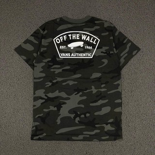 เสื้อยืดเสื้อยืด VANS Off THE WALL 1966 CAMO สําหรับผู้ชาย