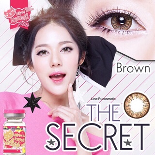 🛍Mini The secret Brown/Gray🛍สายตาปกติ(Kitty kawaii)