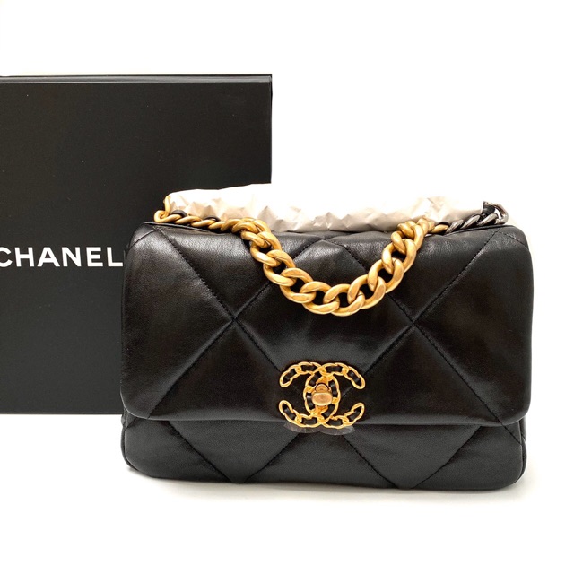 Chanel 19 Flap Bag Lambskin | Shopee Thailand