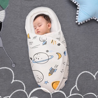 ผ้าห่อตัวเด็ก Swaddle กระสอบผ้าฝ้ายฤดูใบไม้ผลิฤดูร้อนทารกแรกเกิดซองใส่ถุงนอนทารก Anti-Shock ห่อ Sleepsack SF9327