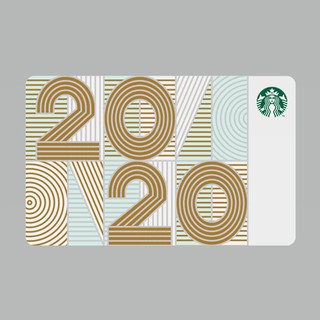 STARBUCKS : [星巴克]2020隨行卡 STARBUCKS 2020 Gift Card การ์ดพิเศษปี 2020 การ์ดสะสมหายากของไต้หวัน