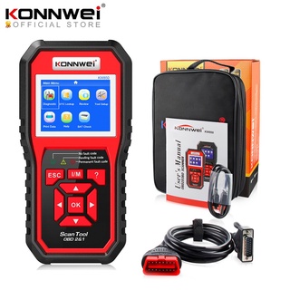 Konnwei OBD OBD2 เครื่องสแกนเนอร์วินิจฉัยรถยนต์ ODB2 OBD 2