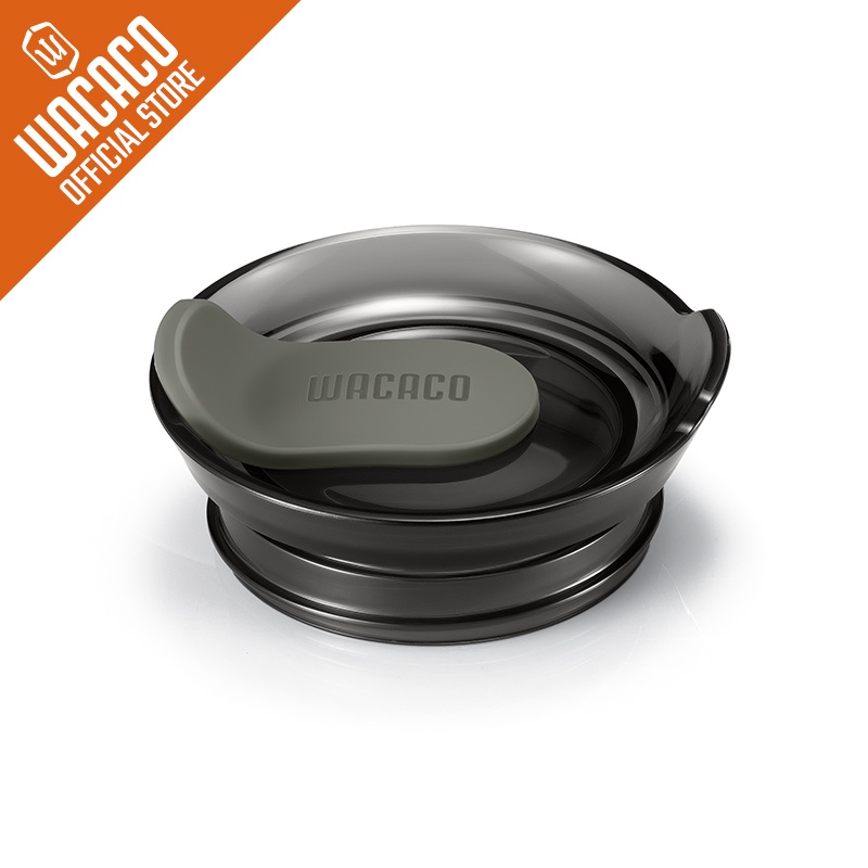 ฝาสำหรับดื่ม WACACO Drinking Lid, Replacement Spill-Proof Cup Lid Compatible with Pipamoka, Cuppamoka and Octaroma Lungo, Black