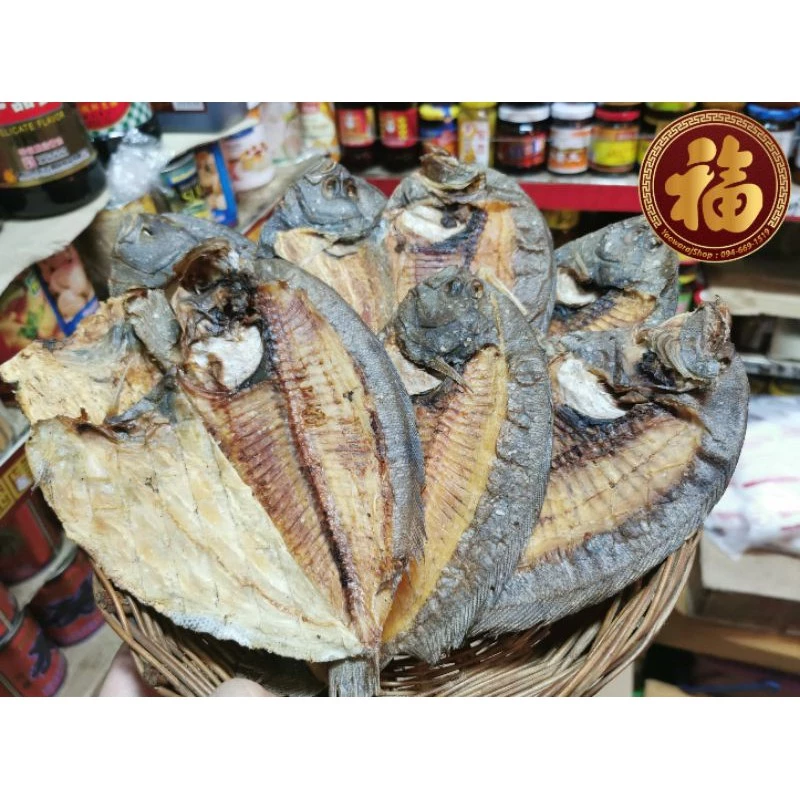 🔥🐟 ปลาตาเดียว 👁 ตากแห้งสำหรับนำไปต้มน้ำซุป 1 ตัว (ขนาดประมาณ 60 กรัม)
