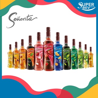 [หลายรส] น้ำเชื่อม Senorita Flavoured Syrup 750 ml. ซินญอริต้า 750 มล. | น้ำเชื่อม ไซรัป น้ำหวาน น้ำเชื่อมผลไม้