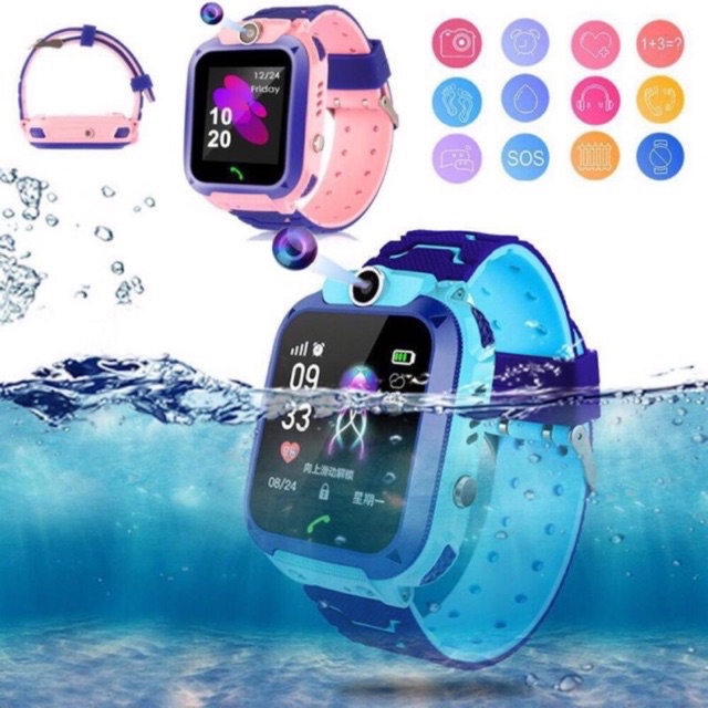 นาฬิกาเด็ก Q12 smart watch kids หน้าจอสมผัส ip67+SOS ใส่ซิมได้ มีgps