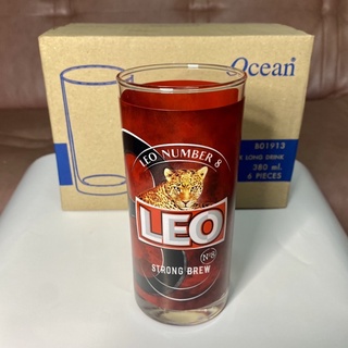 Leo แก้วลีโอ แก้วน้ำเนื้อหนา ใส ทรงสวย ปริมาตร 380 ml