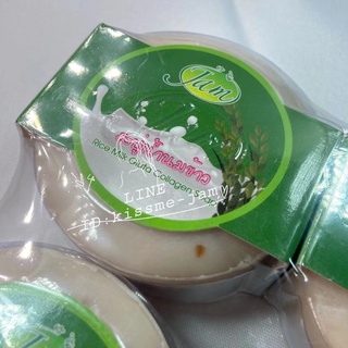 160กรัม [ของแท้100％ส่งส่ง！] 1 แพคมี 6 ก้อน JAM  สบู่ น้ำนมข้าว  สบู่ในตำนาน ขนาด